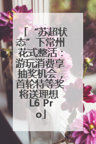 “苏超状态”下常州花式整活：游玩消费享抽奖机会，首轮特等奖将送理想 L6 Pro