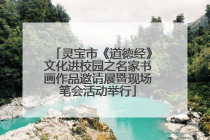 灵宝市《道德经》文化进校园之名家书画作品邀请展暨现场笔会活动举行