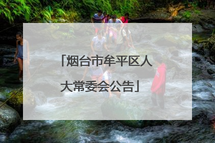 烟台市牟平区人大常委会公告