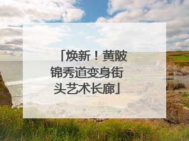 焕新！黄陂锦秀道变身街头艺术长廊