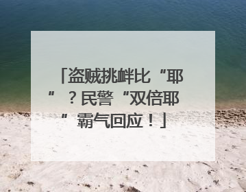 盗贼挑衅比“耶”？民警“双倍耶”霸气回应！