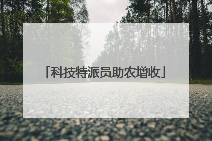 科技特派员助农增收