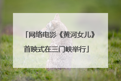网络电影《黄河女儿》首映式在三门峡举行