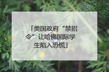 美国政府“禁招令”让哈佛国际学生陷入恐慌