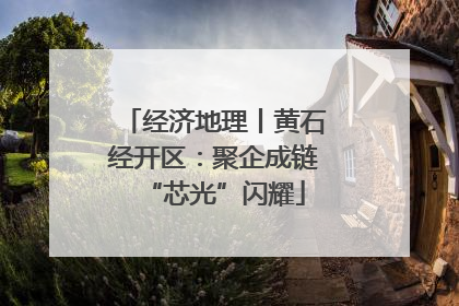 经济地理丨黄石经开区：聚企成链“芯光”闪耀