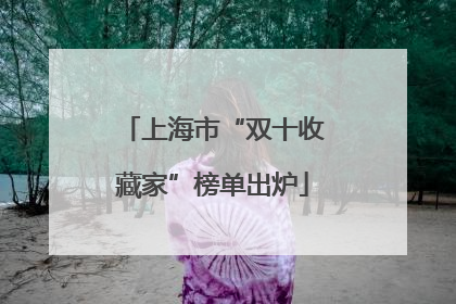 上海市“双十收藏家”榜单出炉