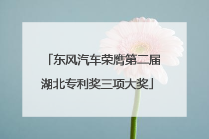 东风汽车荣膺第二届湖北专利奖三项大奖