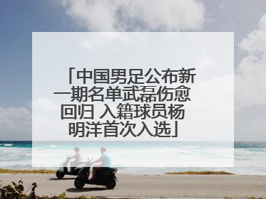 中国男足公布新一期名单武磊伤愈回归 入籍球员杨明洋首次入选
