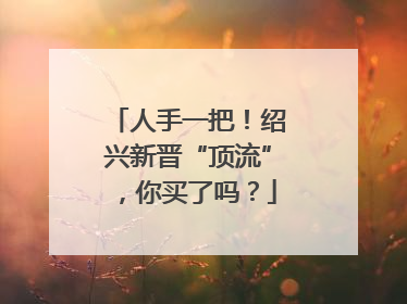 人手一把!绍兴新晋“顶流”,你买了吗?