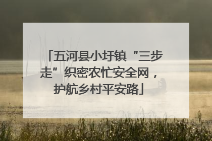 五河县小圩镇“三步走”织密农忙安全网，护航乡村平安路