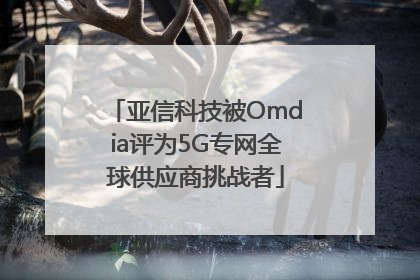 亚信科技被Omdia评为5G专网全球供应商挑战者