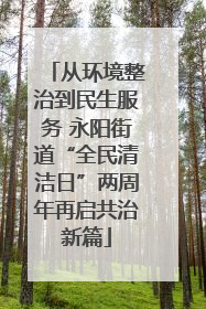 从环境整治到民生服务 永阳街道“全民清洁日”两周年再启共治新篇