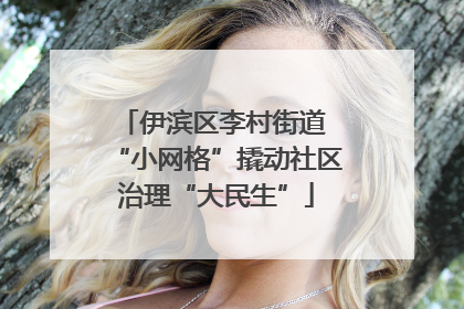 伊滨区李村街道 “小网格”撬动社区治理“大民生”