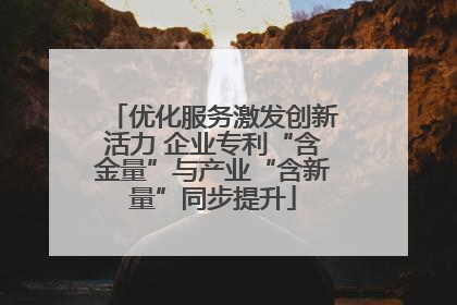 优化服务激发创新活力 企业专利“含金量”与产业“含新量”同步提升