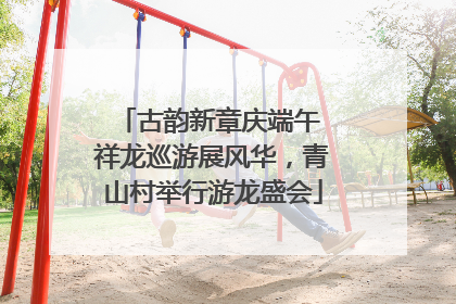 古韵新章庆端午 祥龙巡游展风华，青山村举行游龙盛会