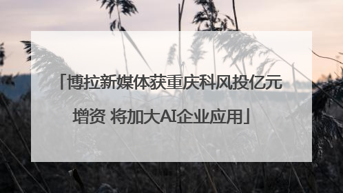 博拉新媒体获重庆科风投亿元增资 将加大AI企业应用