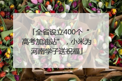 全省设立400个“高考加油站”，小米为河南学子送祝福