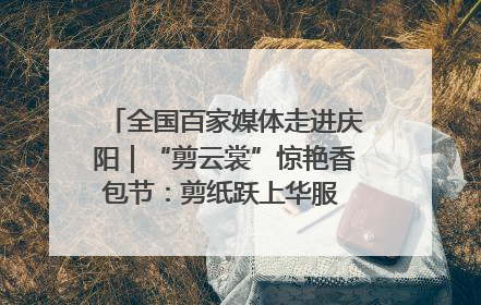 全国百家媒体走进庆阳｜“剪云裳”惊艳香包节：剪纸跃上华服 非遗焕发新彩