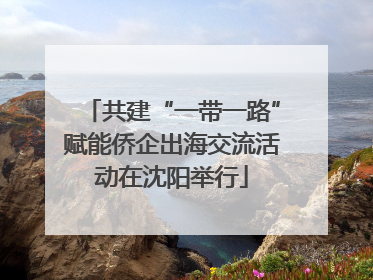 共建“一带一路”赋能侨企出海交流活动在沈阳举行