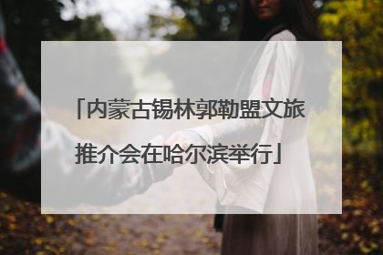 内蒙古锡林郭勒盟文旅推介会在哈尔滨举行