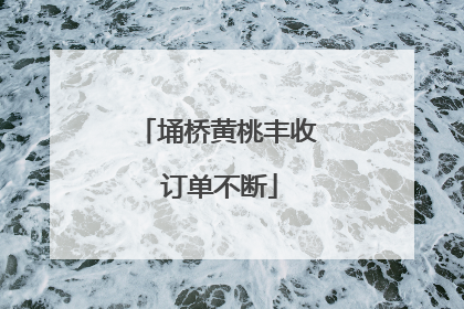 埇桥黄桃丰收 订单不断