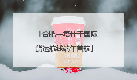 合肥—塔什干国际货运航线端午首航