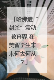 哈佛遭“封杀”震动教育界 在美留学生未来何去何从？