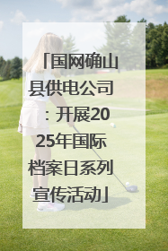 国网确山县供电公司：开展2025年国际档案日系列宣传活动