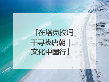 在塔克拉玛干寻找唐朝｜文化中国行