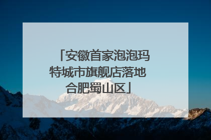 安徽首家泡泡玛特城市旗舰店落地合肥蜀山区