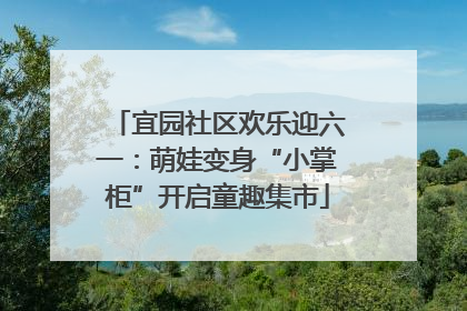宜园社区欢乐迎六一：萌娃变身“小掌柜”开启童趣集市