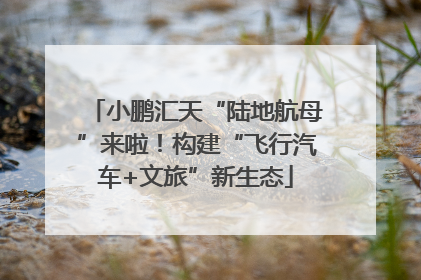 小鹏汇天“陆地航母”来啦！构建“飞行汽车+文旅”新生态