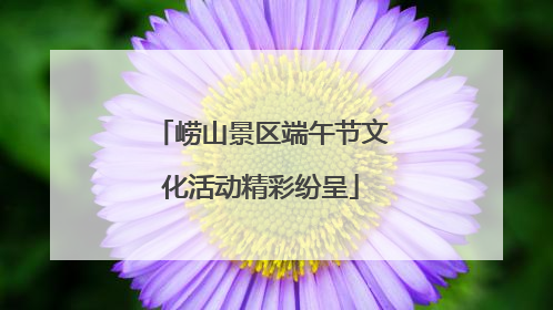 崂山景区端午节文化活动精彩纷呈