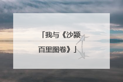 我与《沙颍百里图卷》