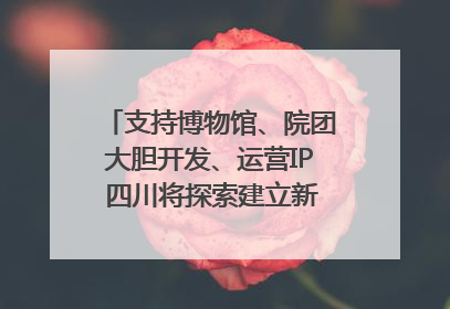 支持博物馆、院团大胆开发、运营IP 四川将探索建立新的收入分配激励机制｜新闻发布最前线