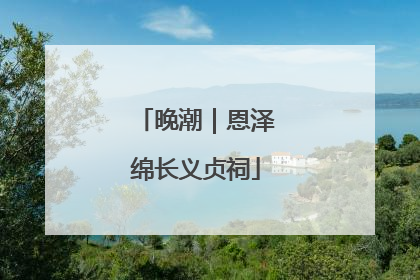 晚潮｜恩泽绵长义贞祠