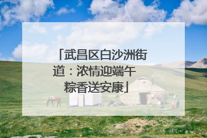 武昌区白沙洲街道：浓情迎端午 粽香送安康