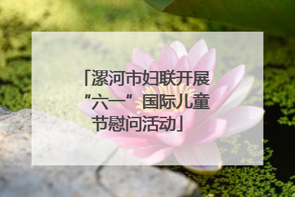 漯河市妇联开展“六一”国际儿童节慰问活动