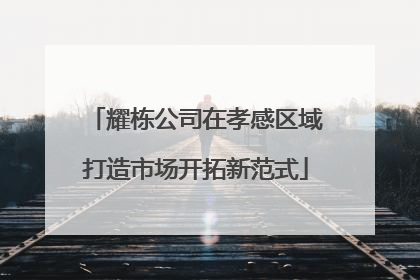 耀栋公司在孝感区域打造市场开拓新范式