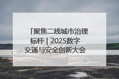 聚焦二线城市治理标杆｜2025数字交通与安全创新大会在保定隆重开幕