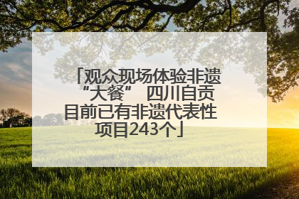 观众现场体验非遗“大餐” 四川自贡目前已有非遗代表性项目243个