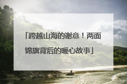 跨越山海的谢意！两面锦旗背后的暖心故事