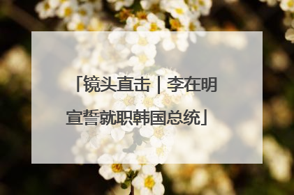 镜头直击｜李在明宣誓就职韩国总统