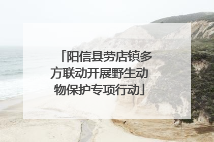 阳信县劳店镇多方联动开展野生动物保护专项行动