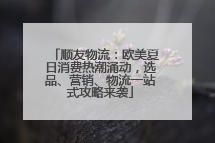 顺友物流：欧美夏日消费热潮涌动，选品、营销、物流一站式攻略来袭