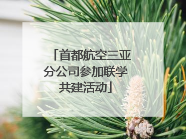 首都航空三亚分公司参加联学共建活动