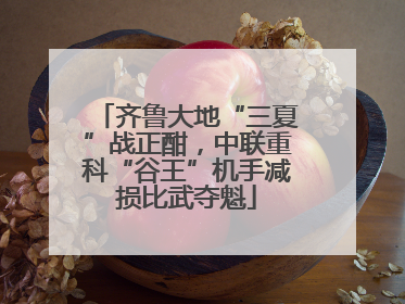 齐鲁大地“三夏”战正酣，中联重科“谷王”机手减损比武夺魁