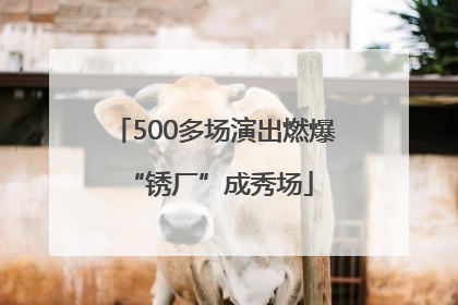 500多场演出燃爆 “锈厂”成秀场