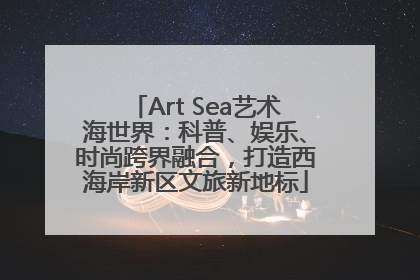 Art Sea艺术海世界：科普、娱乐、时尚跨界融合，打造西海岸新区文旅新地标